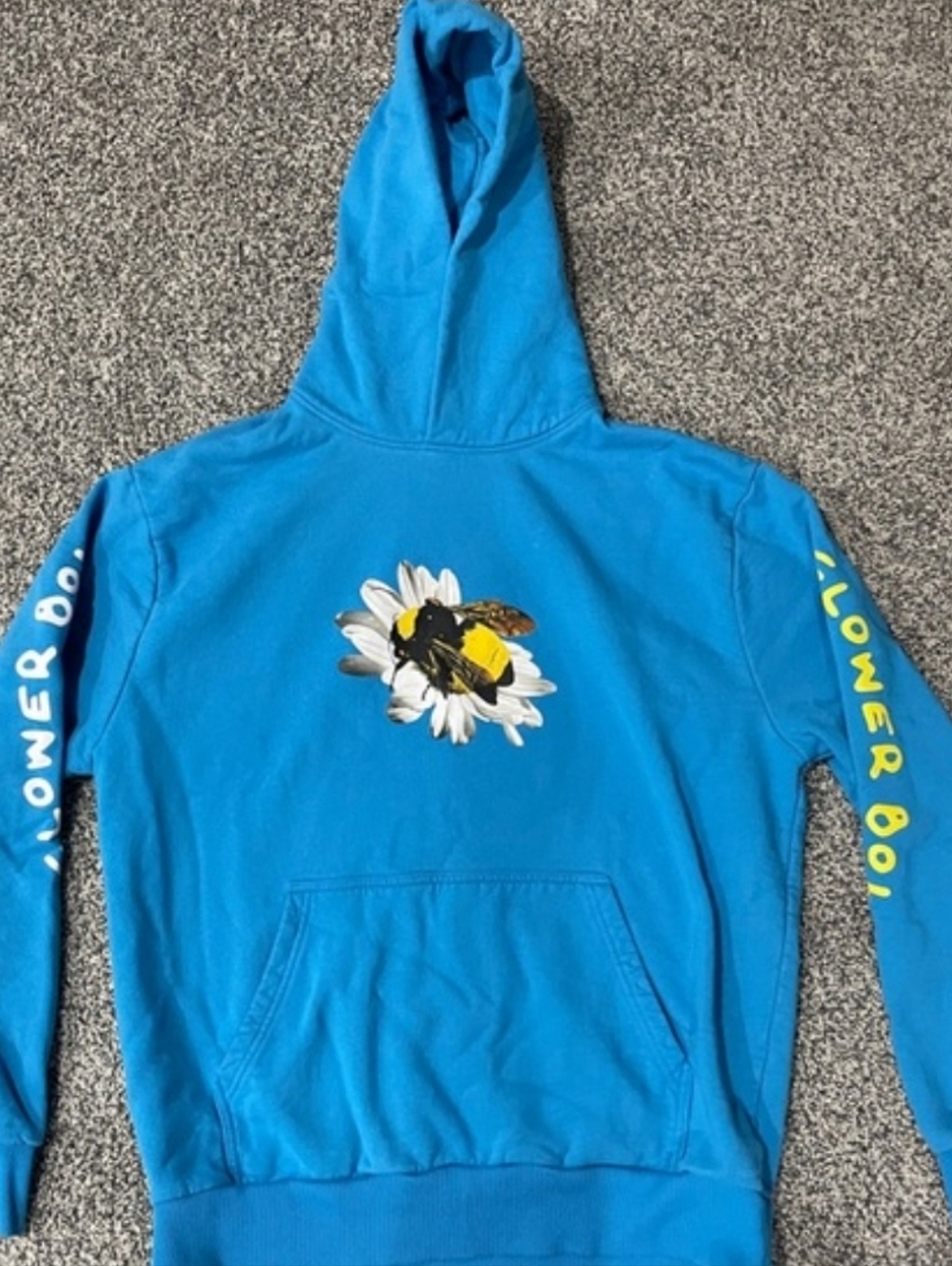 Tyler The Creator Flower Boy Blue Hoodie Sweatshirt XXL Bee Daisy Cotton